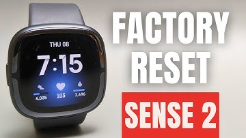 Fitbit Sense 2 - How to Factory Reset  & Wipe data / reset Settings