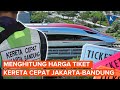 UPDATE Harga Tiket Kereta Cepat Jakarta Bandung Mulai 1 Desember 2023 Halaman all - KOMPAS.com