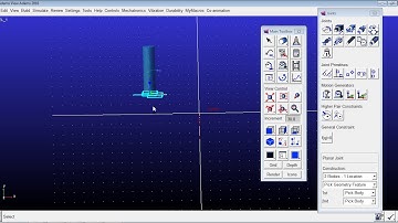 Planner joint creation in MSC ADAMS