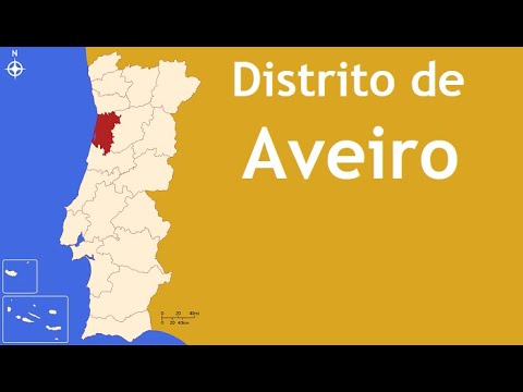 Distrito de Aveiro - os 19 Concelhos