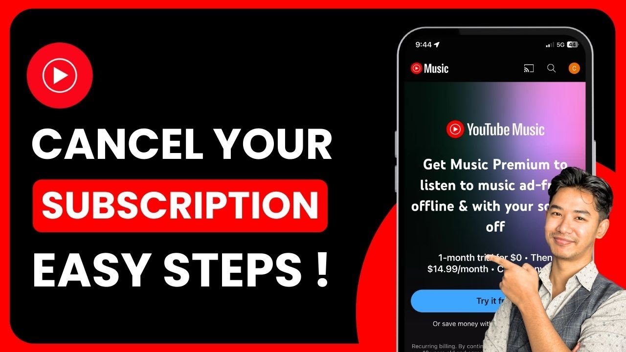 How to Cancel YouTube Music Subscription !