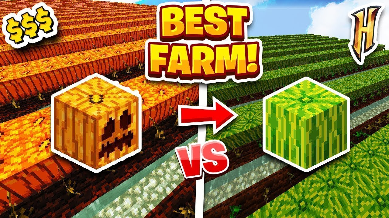 How to Make Unlimited Pumpkin FARM - Minecraft Gameplay #8 - YouTube