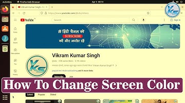 ✅ How To Change Screen Color In Ubuntu