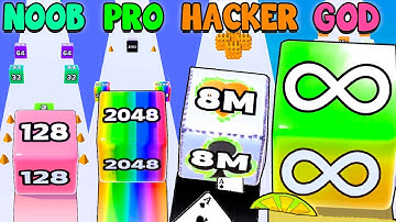 JELLY RUN 2048: Cube Game – INFINITE MODE and NEW YORK ADVENTURE 🟩 NEW AMAZING GAMEPLAY [All Level]