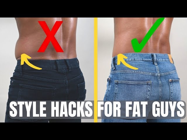8 Hacks for Fat Guys to Look Good (How To Dress If You're Overweight) 