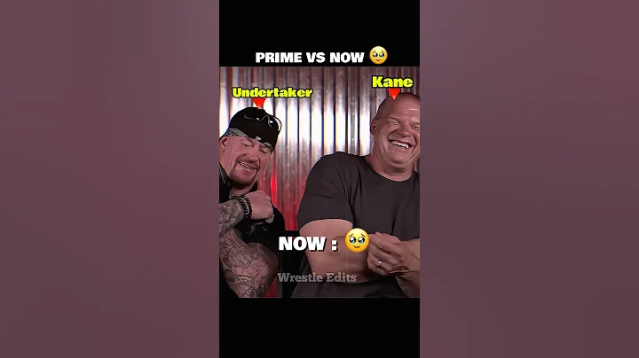 Undertaker & Kane "Now & Then"🥹💙 #shorts #wwe #undertaker #kane