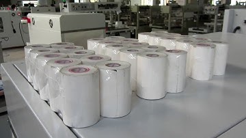 Automatic L Sealer & Shrink Packaging Machine with Collator for Small Bottles or Paper Rolls