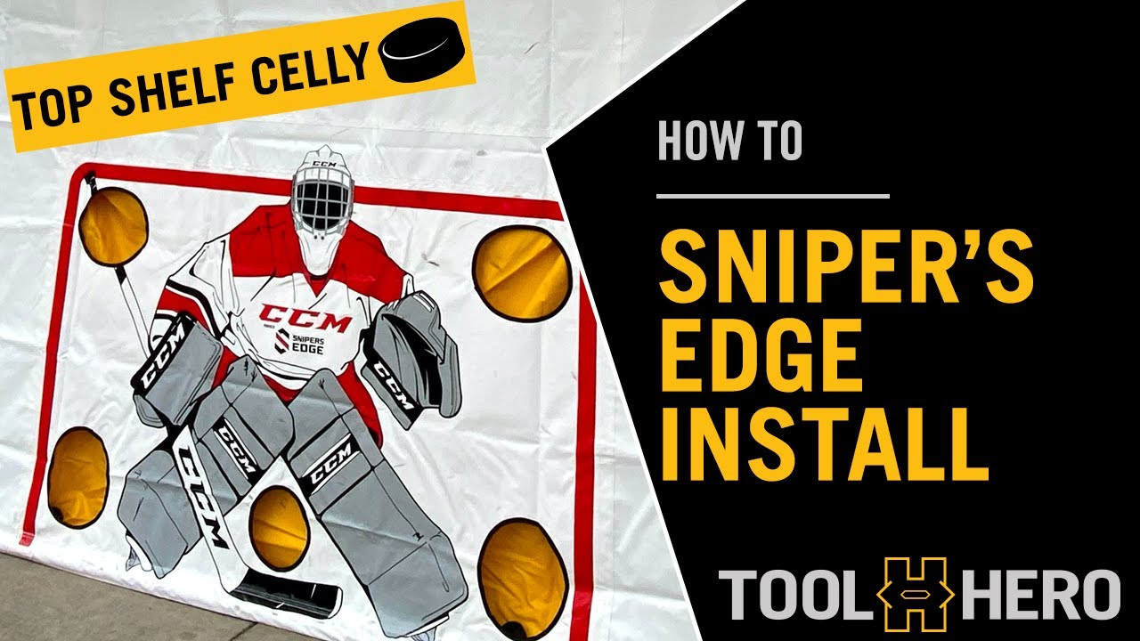 CCM Sniper’s Edge Hockey Tarp Howto Installation YouTube