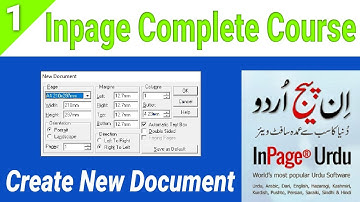 01 | Inpage Tutorial || Inpage Complete course in Urdu - Hindi || 2023 || Design Master