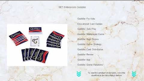 SET Enterprises Quiddler