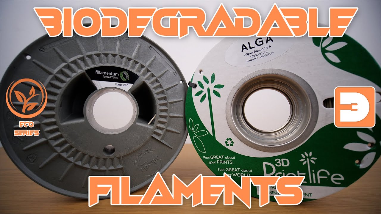Biodegradable Filaments For 3D Printing YouTube Biodegradable Filaments For 3D Printing YouTube