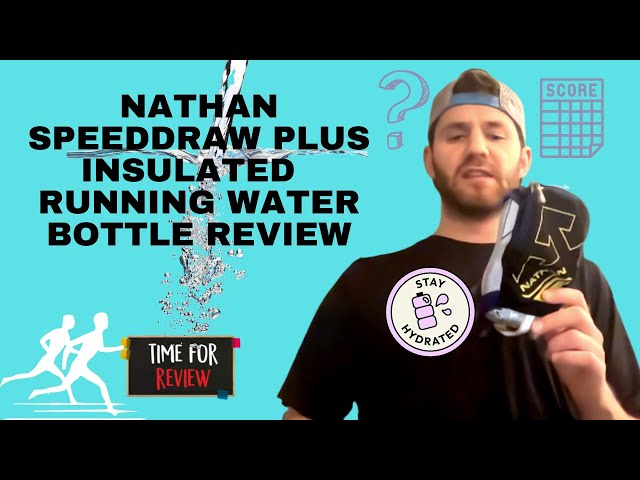 Nathan SpeedDraw Plus Handheld Flask Running Water Bottle Full