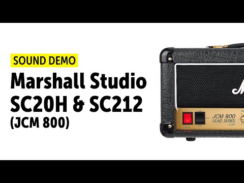 Marshall - SC20H - SC212 (Studio Series) Sound Demo (no talking)