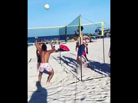 Four Way Volleyball At South Pointe Beach CROSSNET