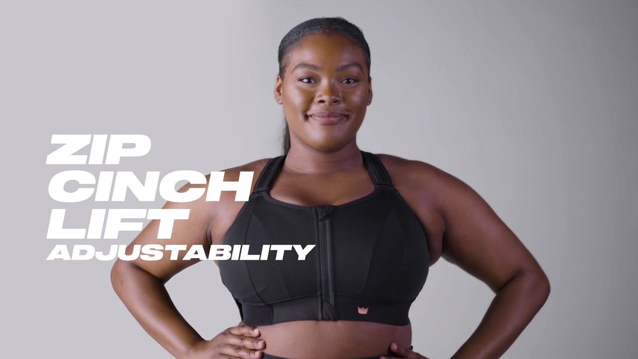 Shefit Ultimate Sports Bra, Just Zip, Cinch and Lift. The Shefit Ultimate  Sports Bra is an adjustable, high-impact sports bra that provides the  perfect comfort and support for any