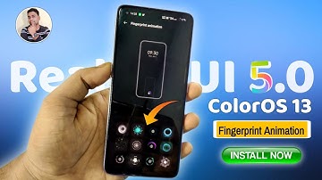 Realme UI 4.0 Fingerprint Animation For Old Device | ColorOS 13 Fingerprint Animation | Atul Tech