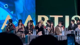 241227 IDOLS (LE SSERAFIM NCT127 SUHO) REACTION TO KISS OF L…