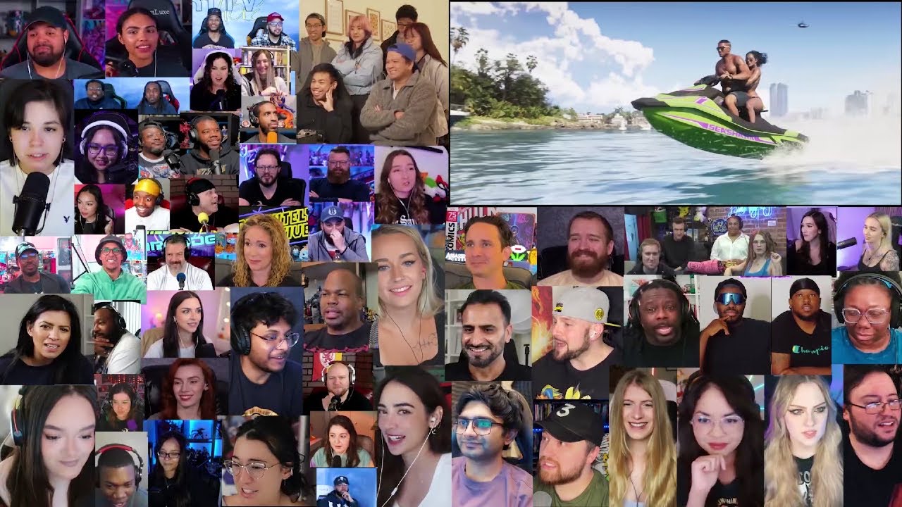 Grand Theft Auto VI Trailer 2 Reaction Mashup
