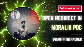 Open Redirect In Moralis PoC | Bugbounty | @karthi_the_hacker