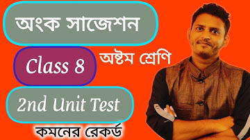 class 8 2nd unit test math suggestion 2025/class 8 math second unit test question suggestion/gonit