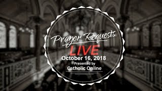 Prayer Requests Live for Tuesday, October 16th, 2018 HD video Image of Prayer Requests Live for Tuesday, October 16th, 2018 HD video