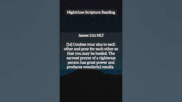 Thumbnail of James 5:16 (The Prayer of the Righteous)