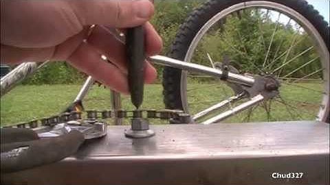Shortening a Bike Chain Without a Chain Breaker