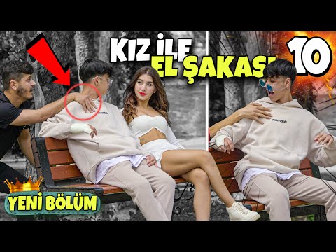 KIZ İLE ROMANTİK EL ŞAKASI 10 !( %100 KOMEDİ )- SOSYAL DENEY