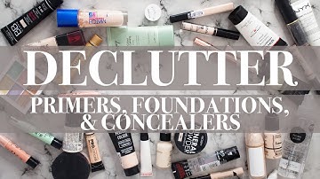 The Never-Ending Makeup Declutter Series | Part 1: FOUNDATIONS AND CONCEALERS