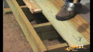 Installation Instructions For Treated Lumber Decking