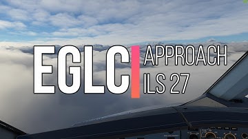 EGLC Approach ILS 27 - Timelapse