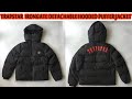 TRAPSTAR  IRONGATE DETACHABLE HOODED PUFFER JACKET BLACK INFRA RED REVIEW