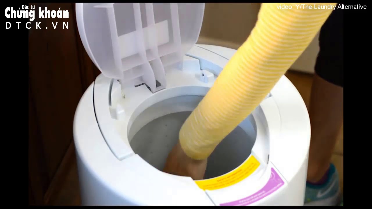 Máy sấy khô mini di động, có thể sấy khô 10kg quần áo chỉ trong 3 phút