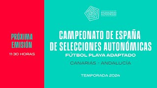 🚨En Directo🚨P3 P36 CANARIAS - ANDALUCÍA Fútbol Playa Inclusivo I 🔴RFEF