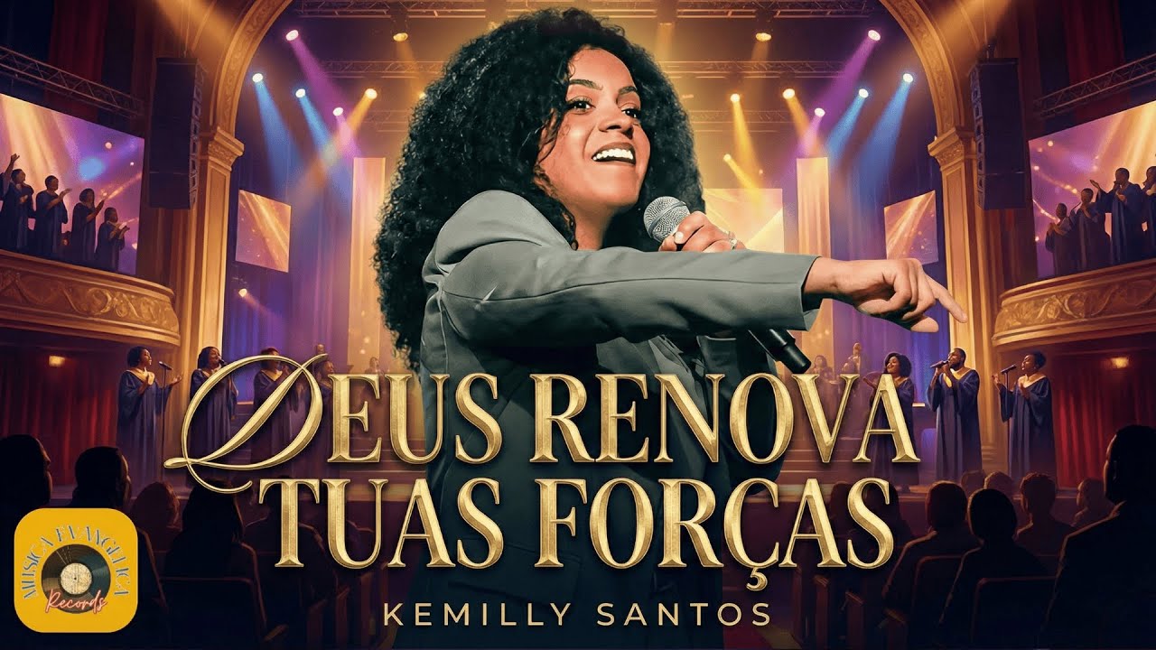 Kemilly Santos - DEUS RENOVA TUAS FORÇAS (Hino de Ânimo 2026) | Música Evangélica Records