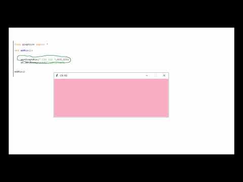 GraphWin - Sample Python Code