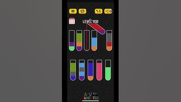 Water Sort puzzle level 1110 | AYU Gamester #shorts