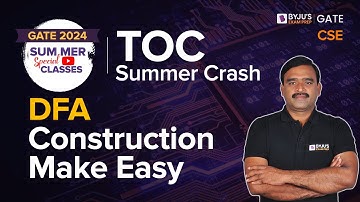 DFA Construction Make Easy | Theory of Computation | GATE 2024 Computer Science | BYJU