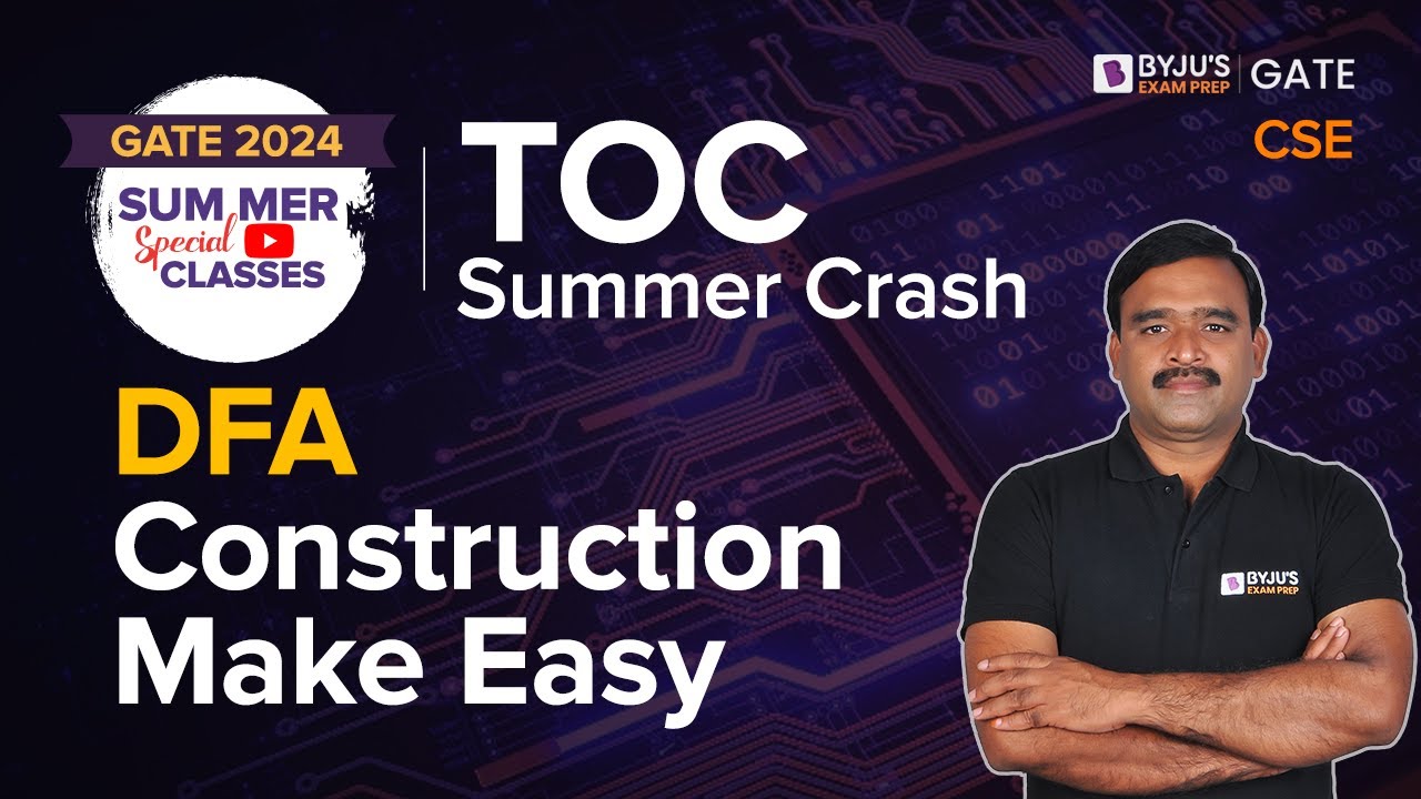DFA Construction Make Easy | Theory of Computation | GATE 2024 Computer Science | BYJU'S GATE