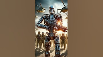 Terminator is leading intense battle💥 Memories of Terminator#ai#terminator#robot#shorts#music#aiart