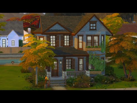 victorian style overgrown artist's home 🖌️🌲🌟 the sims 4 speed build - no CC