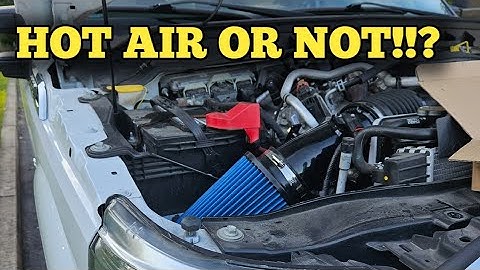 Open VS Closed Element Air Intake Temps