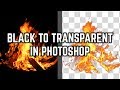 How To Change Black To Transparent PNG In Photoshop