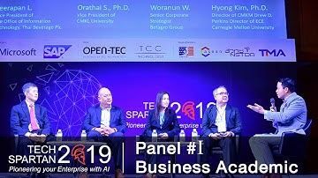 TECH SPARTAN 2019  : Panel 1 Business   Academic | OPEN-TEC inspired by TCC Technology
