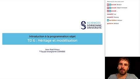 Introduction à la programmation objet - TD 06 : Héritage et modélisation (04/11/2020)