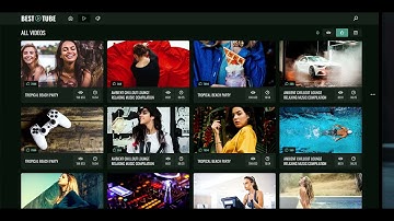 Video Website Template 10 - Color Scheme 7