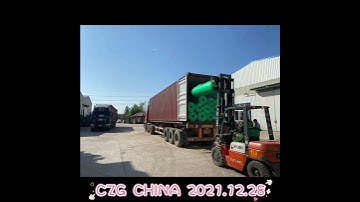 ARTIFICIAL GRASS CONTAINERS LOADING. Cesped artificial fabrica en CHINA