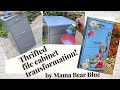 File Cabinet Makeover Using DIY Paint An IOD Transfer Easy Painting Metal Furniture Upcycle 