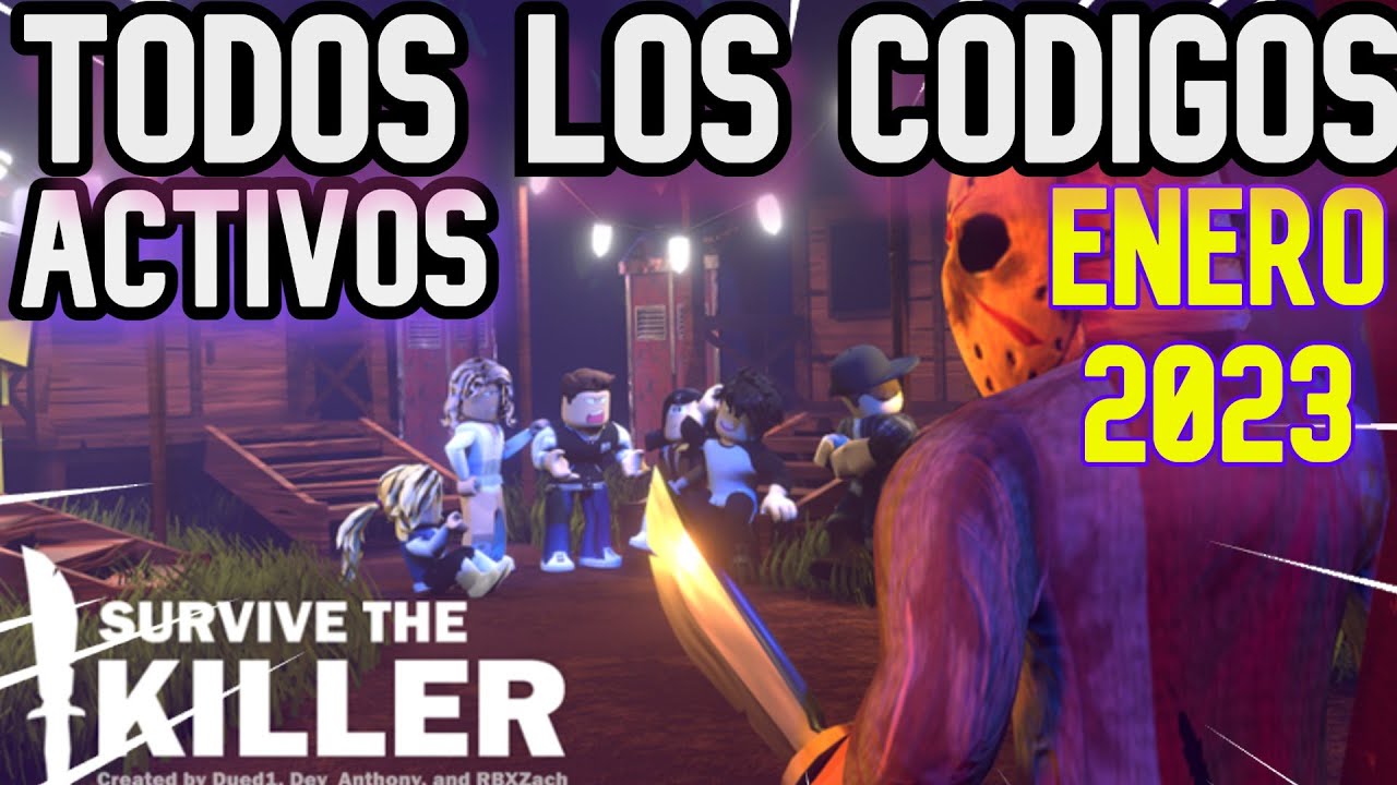 TODOS LOS CODIGOS / SOBREVIVE AL ASESINO🔪Códigos de Survive The Killer