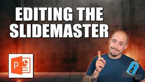 How to edit slide master theme in Microsoft PowerPoint